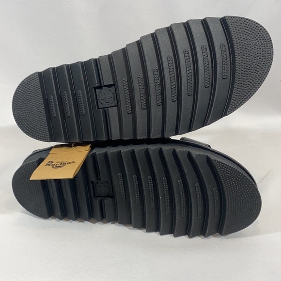DR MARTENS TERRY SANDALS NWT BLACK SIZE 9L - Picture 6 of 6